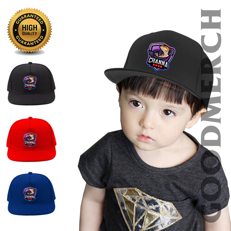 TOPI ANAK IKAN CHANNA CHANA SNEAKHEAD GABUS