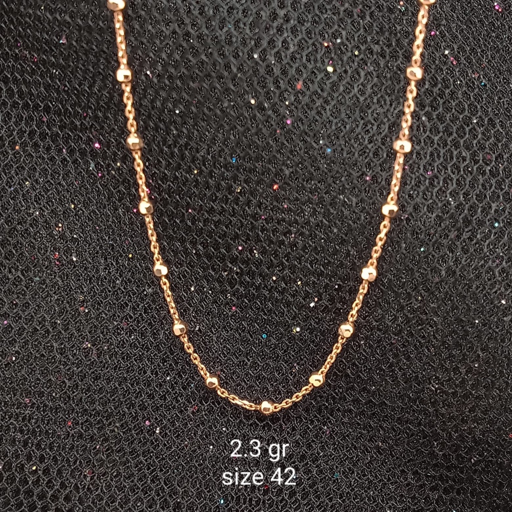 Kalung emas 17K - 2.3 gr kadar 750 - 3810