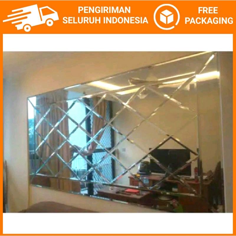 CERMIN BEVEL DINDING AESTHETIC MURAH FULL BODY / KACA CERMIN DEKORASI DINDING BESAR