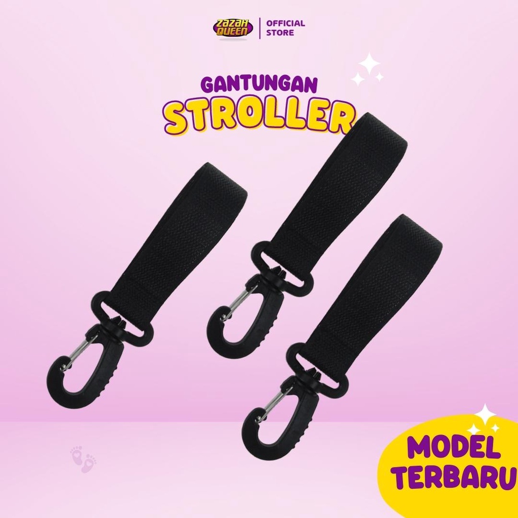 Hook Stroller Klip Pengait Tas Belanja Universal Untuk Stroller Bayi - Gantungan Stroller