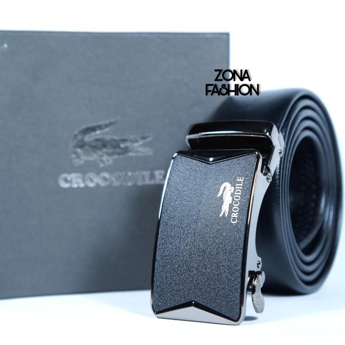 ikat pinggang pria /gesper kulit /sabuk Crocodile Import