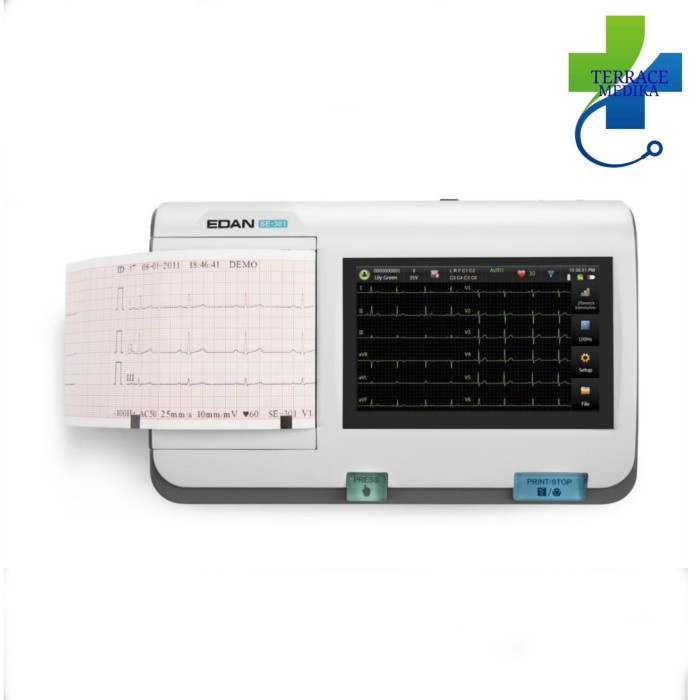 ECG 3 channel edan se 301 / ECG EDAN SE 301 TOUCHSCREEN