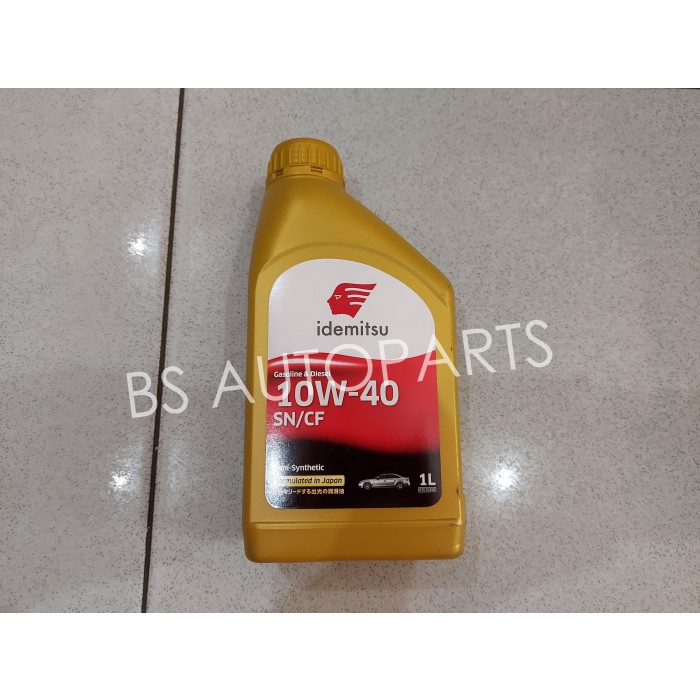 Oli Mesin Mobil Idemitsu 1 L 10W/40 10/40 10W40 10W-40 10-40 SN/CF