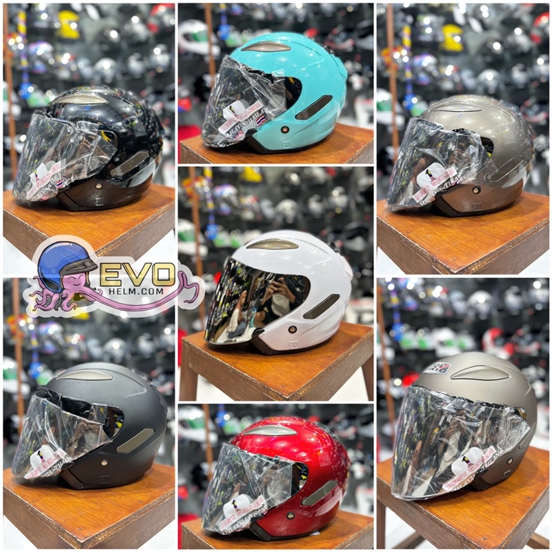 HELM VRC MOTIF GP FREE VISOR IRIDIUM NORISK CENTRO - HELM CENTRO ONGKIR 2KG