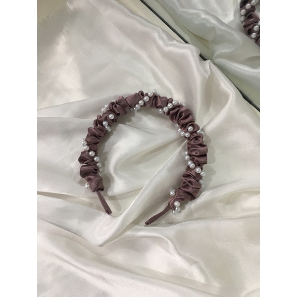 bando scrunchie korea mutiara