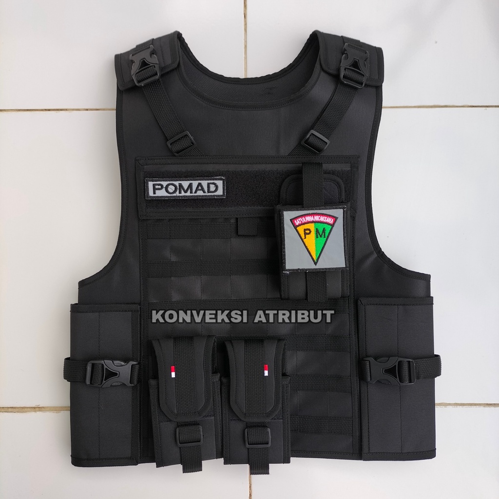 rompi polisi militer hitam