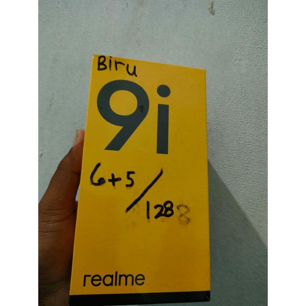 New Realme 9i ram6+5/128 gransi resmi 1 tahun
