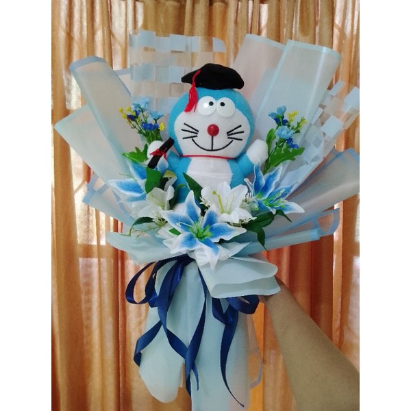 Graduation doll buket