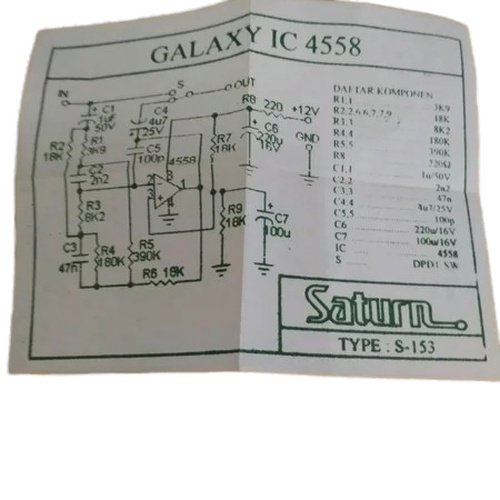 PCB Galaxy IC 4558 S-153