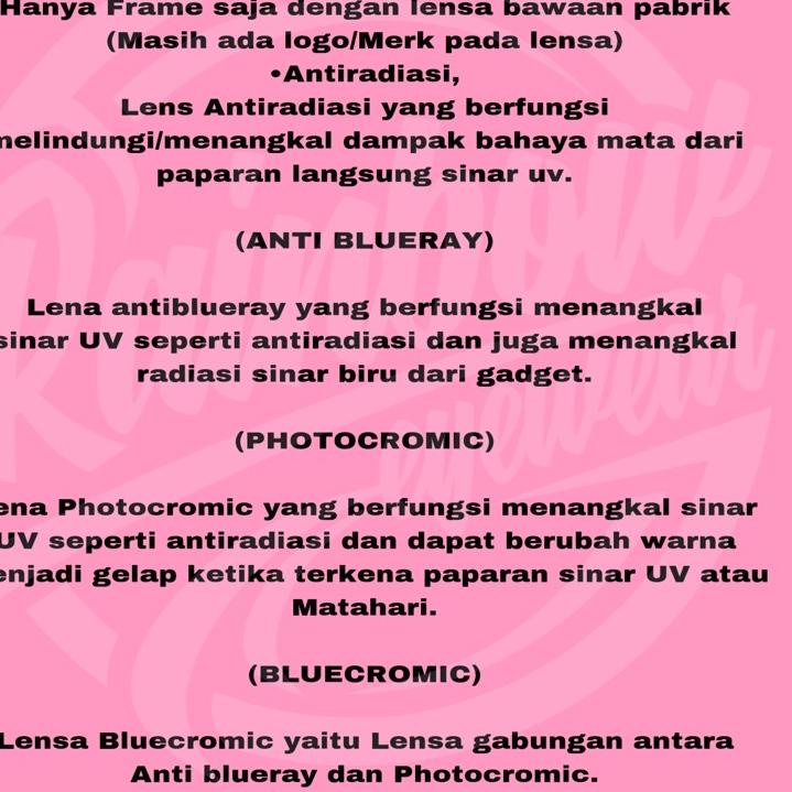Viral FRAME 8159 PAKET PHOTOCROMIC MINUS & NORMAL