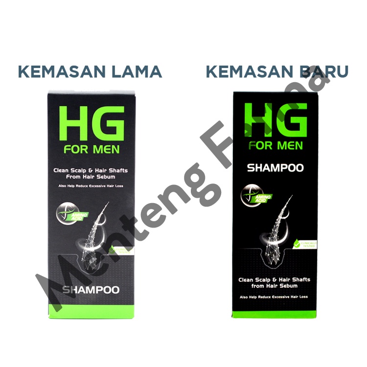 HG For Men Shampoo 180 ML - Perawatan Kulit Kepala, Menutrisi dan Mencegah Rambut Rontok