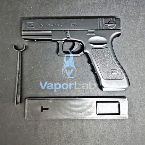 mancis korek api gas bara model pistol glok 18 gun lighter unik murah