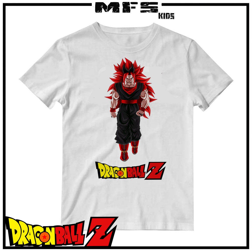 Baju Kaos dragon ball super saiyaAnak Umur 2 - 12 Tahun Katun Premium | Baju Anak Laki Laki | Baju A