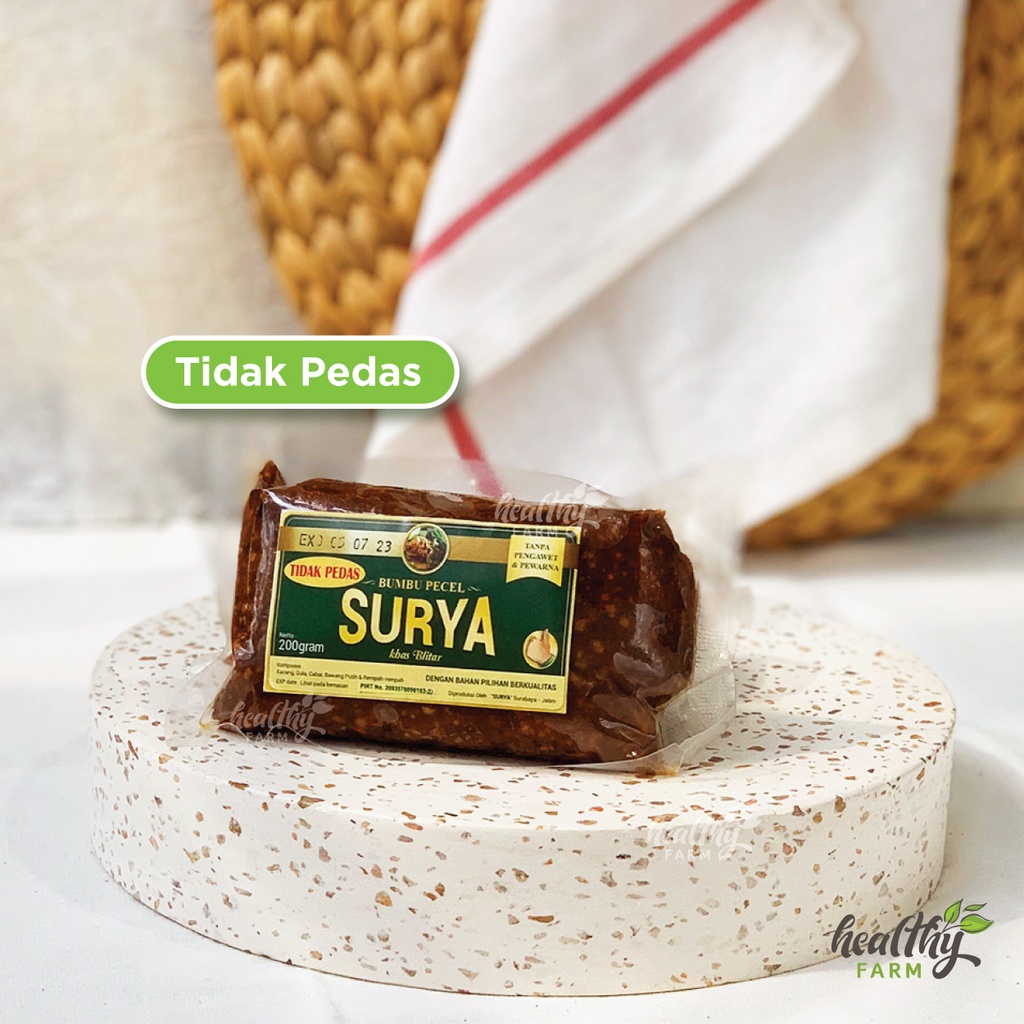 Sambal Pecel / Bumbu Pecel / Sambel Pecel / Bumbu Kacang Siap Makan Surya 200g