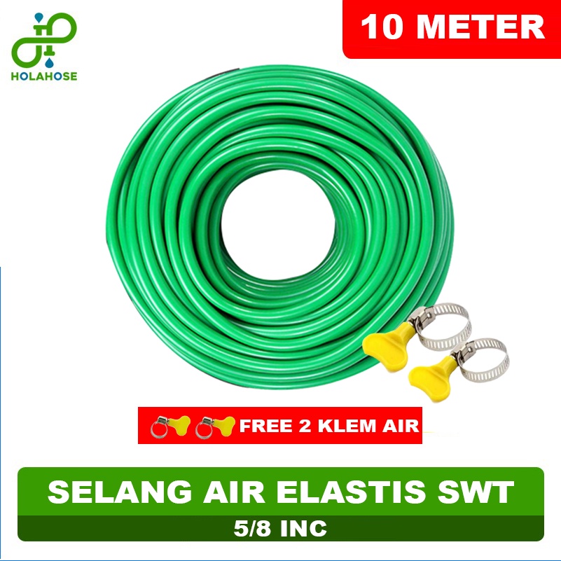 Selang Air 5/8 10 Meter Tebal / Selang air 10 meter / selang 10 meter / Selang Taman / Selang Dop / 