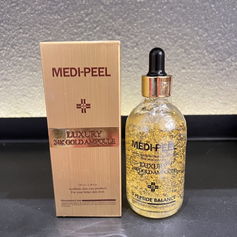 🇰🇷 Medi-Peel Luxury 24K Gold Ampoule 100ml Made in Korea