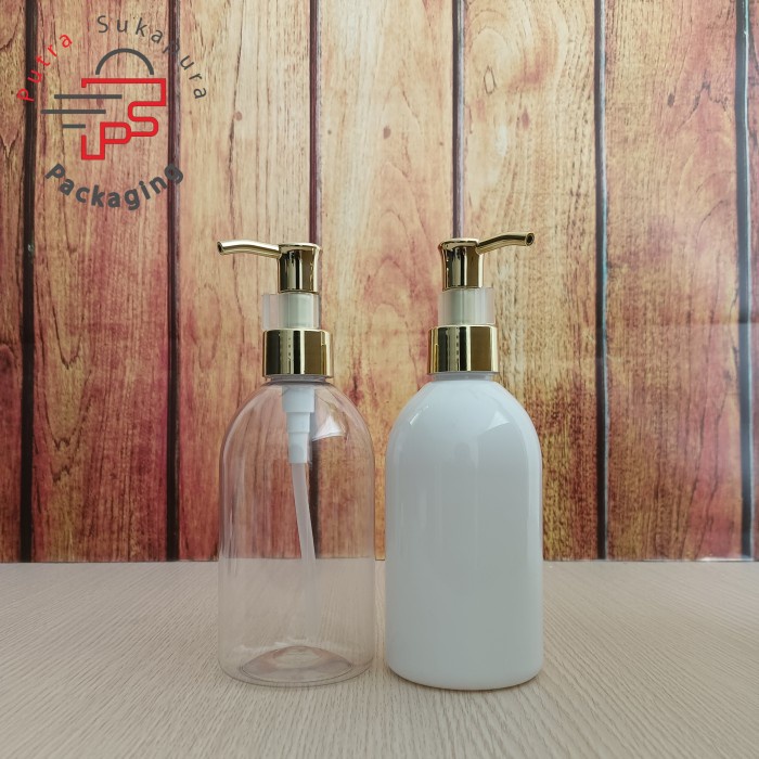 botol pump clip oil 250ml oval/botol pump 250ml/botol hs 250ml oval tutup pump luxury