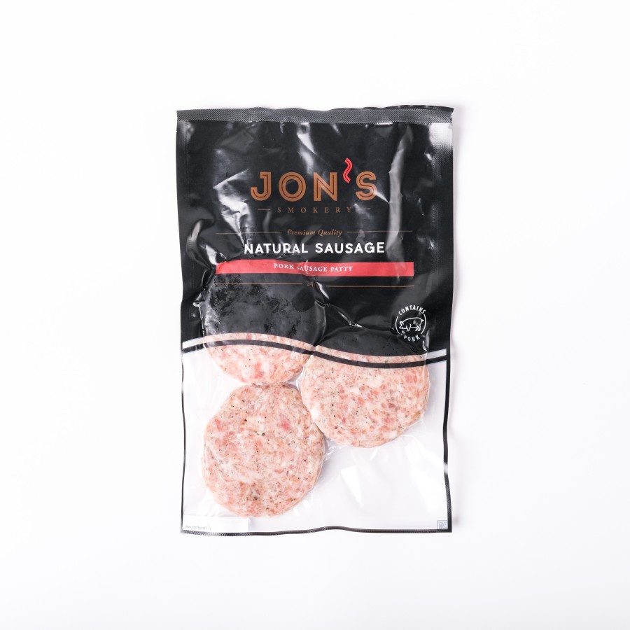 

Jon's Smokery Pork Breakfast Sausage Patty - 3 pcs 240 gr