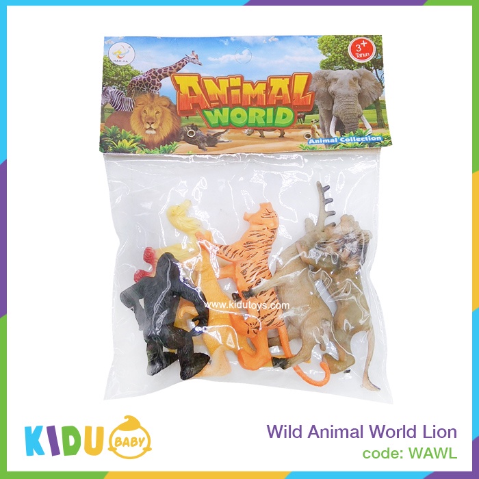 Mainan Anak Hewan Wild Animal World Kidu Baby