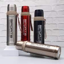 TERMOS TRAVEL SPORT 750ML / BOTOL MINUM VACUUM FLASK STAINLESS SPORT 750 ML