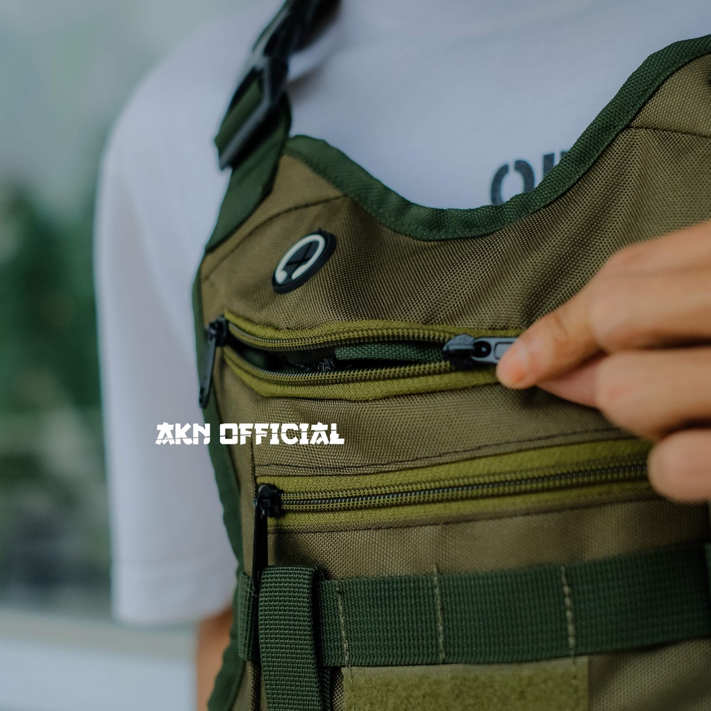 AKN - Chest Bag RDD 27 Premium Tas Dada Pria Tactical Quality Outdoor Rig