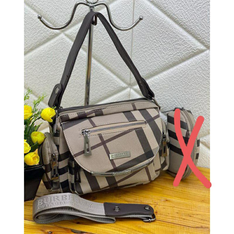 Tas Slempang Burberry  size 29x18 cm. Tas Slempang Wanita Tas Burberry Terbaru Bisa COD!!