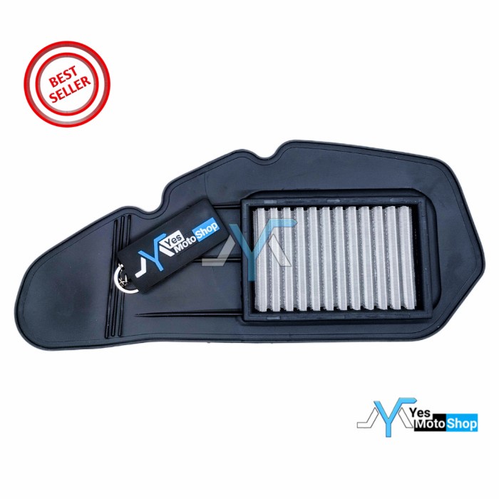 Part Air Filter Udara Stainless Vario 125 Vario 150 Led Model Ferrox