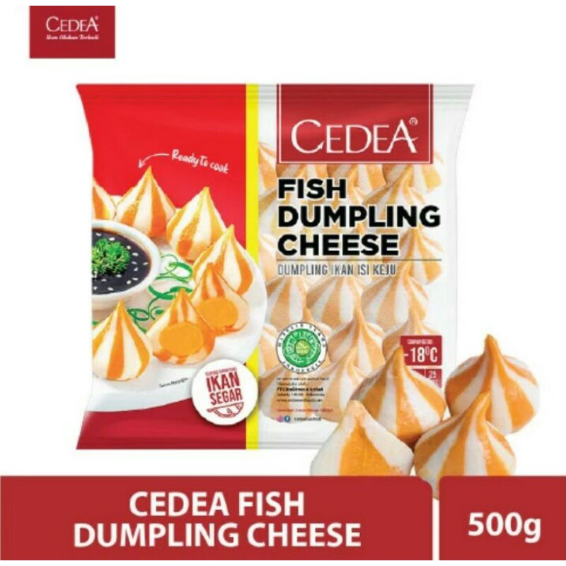 

Cedea Fish Dumpling Cheese 500gr Olahan Ikan Isi Keju