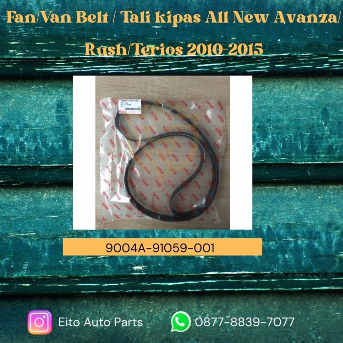 Fan/Van Belt / Tali kipas All New Avanza/ Rush/Terios 2010-2015