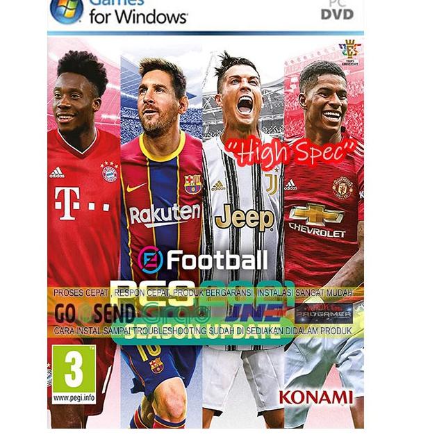 Langsung Kirim PES 2021 | EFOOTBALL PES 2021 | CD DVD GAME | PC GAME | GAMING | KASET GAME | PC
