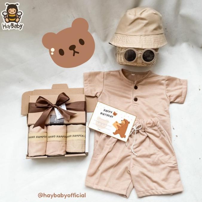 Hampers setelan baju anak/Kado ulang tahun anak 1-2 Tahun