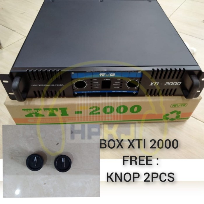 Wtb007 Box Xti 2000 Xti2000 Xti-2000 2 Ch 2 Chanle Box Amplifier Promo