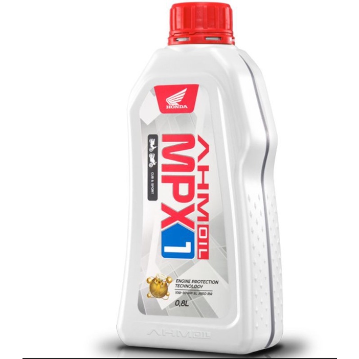 AHM OIL MPX 1 800 ML SAE 10W-30 SL OLI HONDA MPX 1 0.8