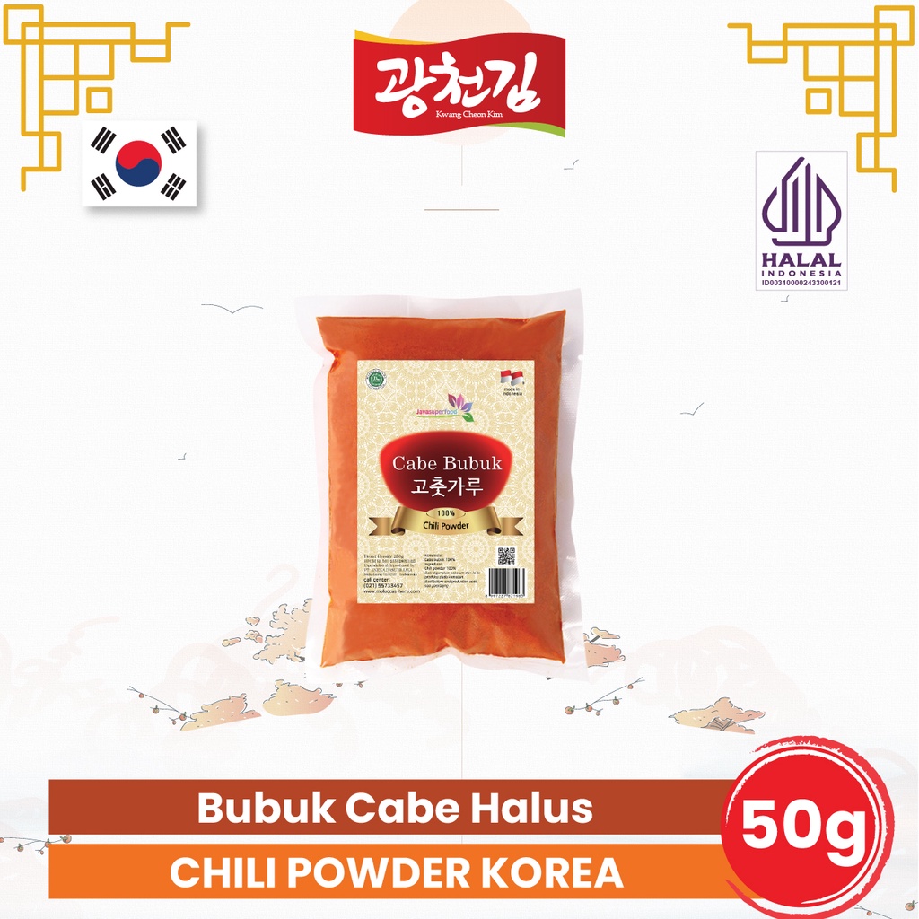 

BUBUK CABE HALUS / CHILI POWDER KOREA 50g (PLS)