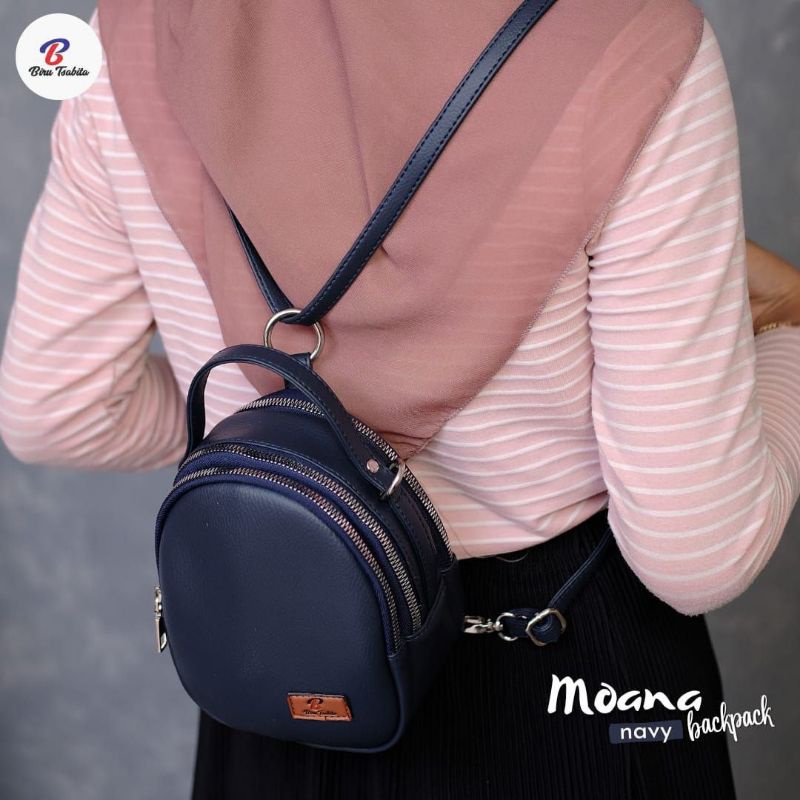 Tas Wanita 3in1 Slingbag Handbag Ransel MOANA Biru Tsabita