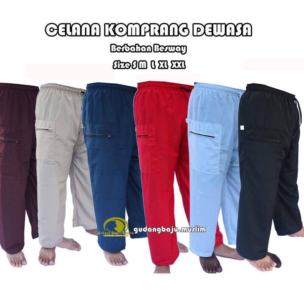 Celana Sirwal / celana sirwal pria / celana sirwal dewasa / celana komprang pria / celana komprang ‑
