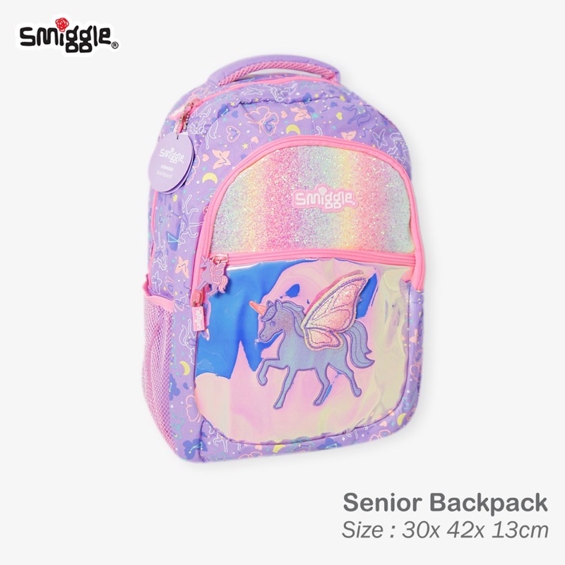 Tas Smiggle size SD unicorn purple