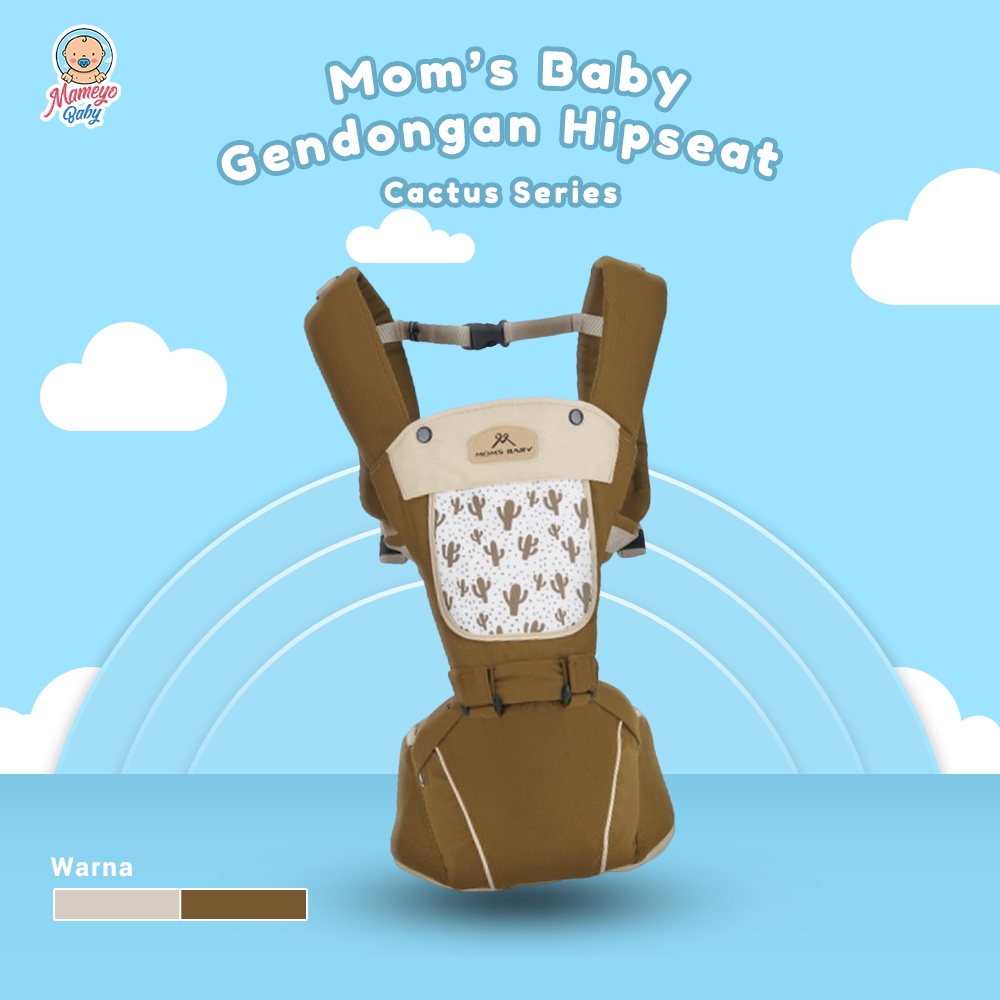 Gendongan Hipseat Cactus Series -Moms Baby- MBG2027