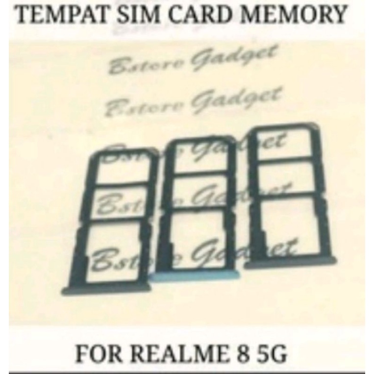 Simtray SimCard Slot sim Dudukan Kartu memory For Realme 8 5G