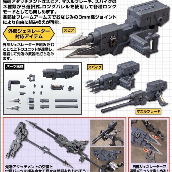Kotobukiya M.S.G MSG Weapon Violence Ram