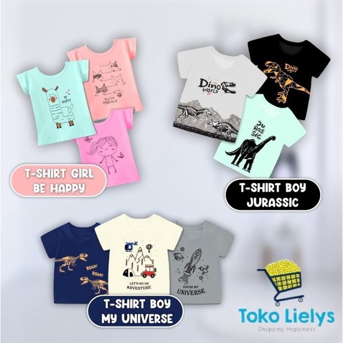 KAZEL TSHIRT ANAK LAKI LAKI KAZEL KAOS ANAK COWOK JURASSIC EDITION