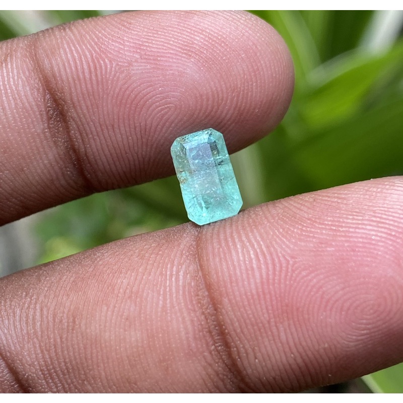 Batu Zamrud Colombia Natural Columbian Emerald Beryl Jamrud Ethiopia Dim 9x5.5x4.5