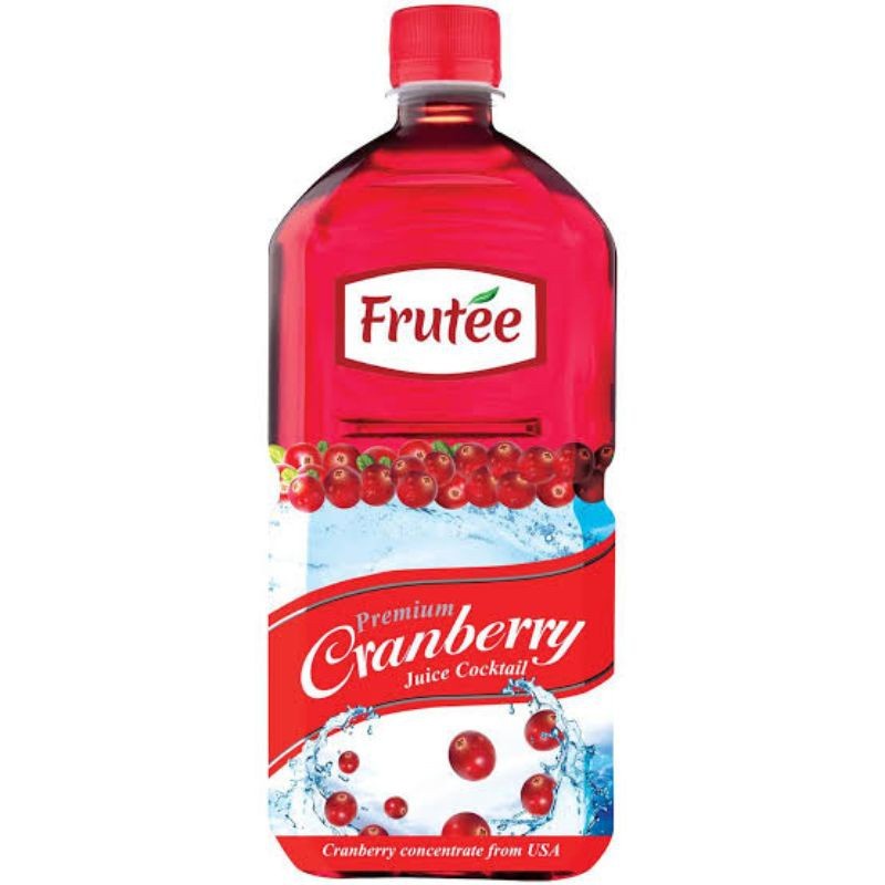 Khas Jaya Juice Cranberry USA - Frutee Premiun Cranberry Juice Coctail - 975 ml