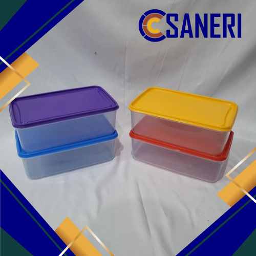 FOOD CONTAINER C TEMPAT PENYIMPANAN MAKANAN BAHAN PLASTIK  4  WARNA