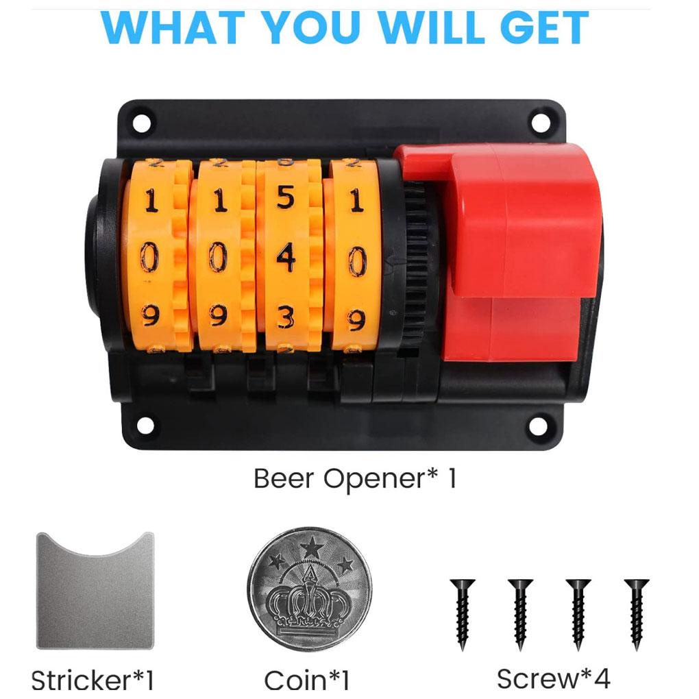 Pembuka Botol Wall Bar Jus Minuman Cap Remover Hemat Tenaga Kerja Restoran Pesta Corkscrew Multifungsi Lid Supply Counter