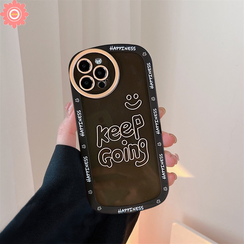 Soft Case TPU Motif Label Tulisan Untuk iPhone 11 XR 6 6s 7 8 Plus 13 12 Pro MAX XS MAX X SE 2020