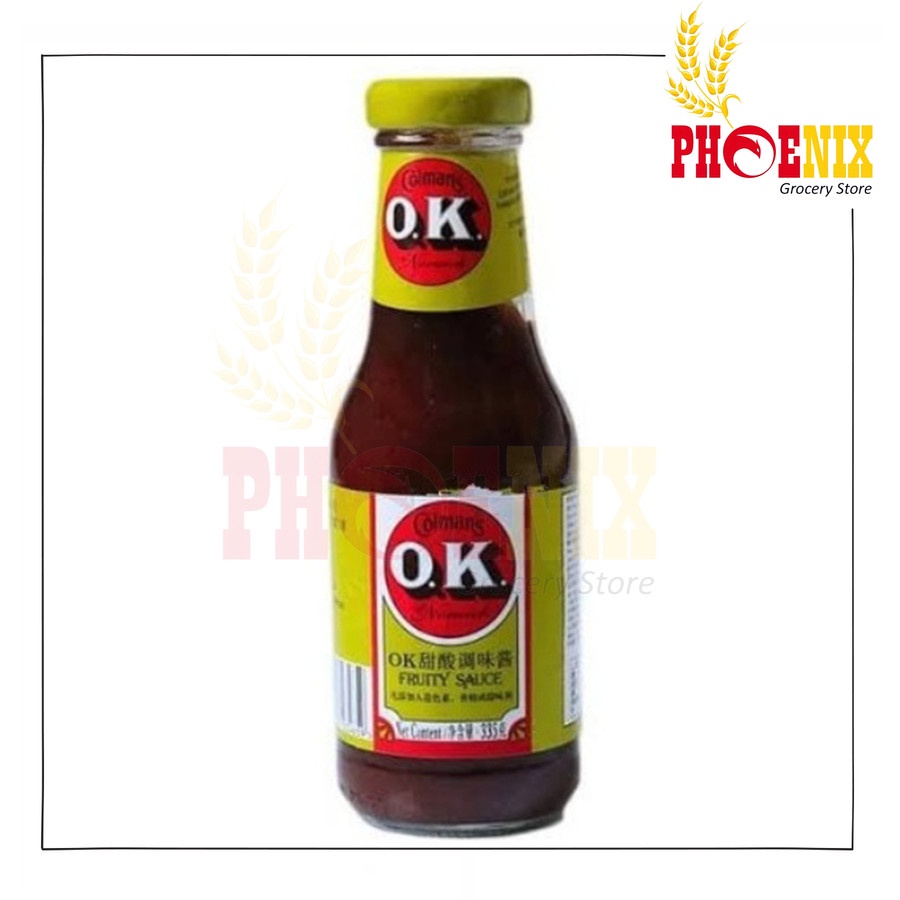 

Colman’s OK sauce fruity sauce 335 gram