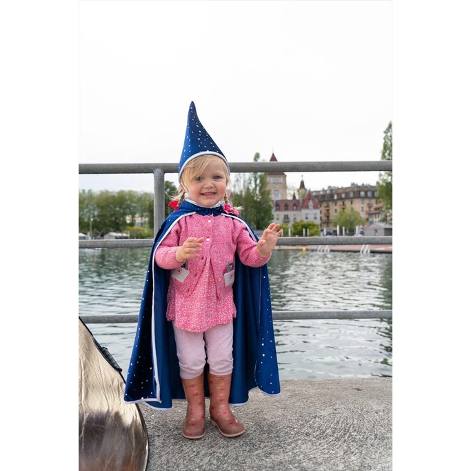 Great Pretenders Glitter Wizard Kids Dress Up - Blue (4-6 Years)