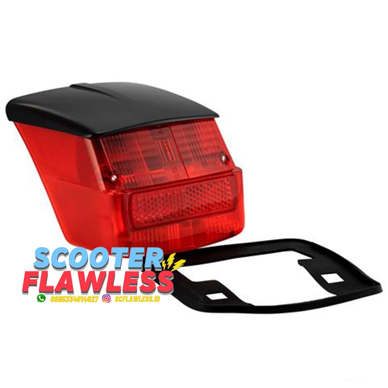 Lampu Stop belakang Stoplamp stop lamp Vespa Super sprint komplit
