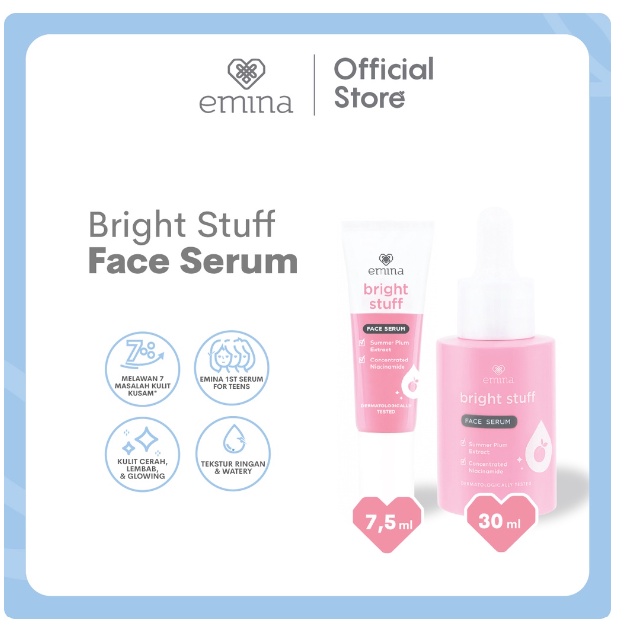 EMINA Bright Stuff Series | Toner | Face Wash | Moisturizing Tone Up Acne Prone